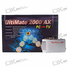 UltiMate 2000 AX VGA to Composite Video Media Convertor Box (NTSC/PAL/SECAM)