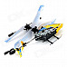 DFD F106 USB Rechargeable 4.5-CH R/C Helicopter w/ Gyroscope - Yellow + Silver