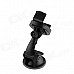 360 Degree Rotation Car Suction Cup Stand Holder Mount Bracket for GPS / Cell Phone - Black