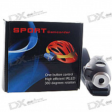300KP Helmet Mount Sport Mini Digital Video Camcorder (SD Slot/2*AAA)