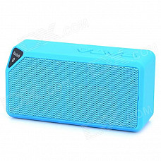 Portable Multi-Funcion Bluetooth v2.1 Speaker w/ FM / TF - Blue