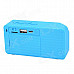 Portable Multi-Funcion Bluetooth v2.1 Speaker w/ FM / TF - Blue