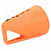 Outdoor Quick Release Buckle Style Portable Speaker w/ TF / FM - Orange