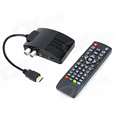 MEIEGO T2-01 H.264 1080P DVB-T T2 MPEG4 Digital TV Receiver w/ HDMI / AV / USB / Remote Controller