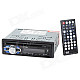 STC-5209 1 Din Car DVD AUX Multimedia Player w/ SD / FM - Black (16GB Max.)