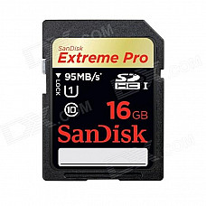 SanDisk Extreme Pro 16 GB SDHC Class 10 UHS-1 Flash Memory Card 95MB/s SDSDXPA-016G-X46