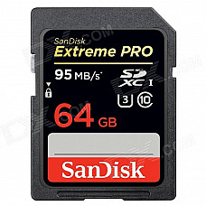 SanDisk Extreme Pro 64 GB SDXC Class 10 UHS-1 Flash Memory Card 95MB/s SDSDXPA-064G-X46