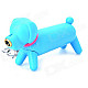 Cute Dog Style Gas Butane Lighter - Dark Blue + Red