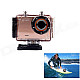 PANNOVO Waterproof 1080P 12.0 MP CMOS Sport Diving DVR Camcorder