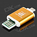 OTG USB Micro SD/TF Card Reader - Golden