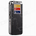 THCHI CM-11 Rechargeable Digital Voice Recorder MP3 Player - Gray (8GB)