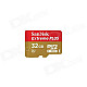 SanDisk 32GB Mobile Extreme Plus 533x MicroSDHC UHS-I Flash Memory Cards 80MB/s