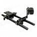 DEBO Follow Focus with 15mm Rail Rod Support and Quick Release Plate Base for SLR Cameras