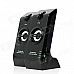 CAMAC CMK-X9 USB Power Portable Music Speaker for PC / Laptop - Black