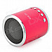 MA-02 Mini MP3 Speaker w/ TF / U-flash / FM - Wine Red