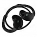 SUICEN AX-663 Bluetooth V4.0 Stereo Headset Headphones with Microphone - Black
