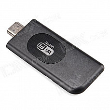 Miracast Wi-Fi Display Dongle for Cellphone & Tablet + More - Black