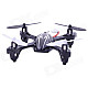 X6 2.4G 4-CH Remote Control Quadcopter Toy with LCD Screen - White + Black