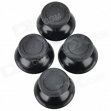 Replacement Plastic 3D Joystick Cap for PS4 - Black (4 PCS)