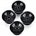 Replacement Plastic 3D Joystick Cap for PS4 - Black (4 PCS)