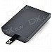 2.5'' SATA Plastic Hard-disk Box for XBOX 360 Slim - Black