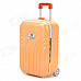 C1GL Cute Suitcase Style Music Box w/ Mirror / Ballet Girl - Orange + White