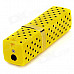 Lipstick Shaped 1:1 Butane Gas Lighter - Black + Yellow