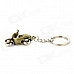 Creative Motorcycle Style Zinc Alloy Keychain - Antique Brass
