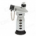 New Creative Blue Flame Windproof Butane Gas Jet Lighter w/ Safe lock / Cover - Argent + Silver