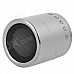 MA-02 Mini MP3 Speaker w/ TF / U-flash / FM - Silver