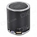 MA-02 Mini MP3 Speaker w/ TF / U-flash / FM - Black