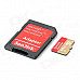 SanDisk UHS-I Micro SD / TF Card w/ TF Card to SD Card Adapter (64GB)