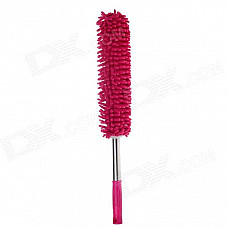 Household Auto Car Truck Microfiber Duster Dirt Cleaning Wash Brush Tool - Deep Pink