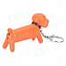 Cute Cartoon Dog Red Flame Butane Lighter - Orange + Black