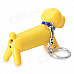 Cute Cartoon Dog Red Flame Butane Lighter - Yellow + Blue