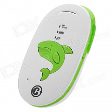 Portable GSM / GPRS / GPS Position Tracker / Alarm - White + Green