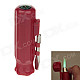 6552 Creative Portable Green Flame Windproof Lighter w/ Compass - Red