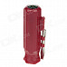 6552 Creative Portable Green Flame Windproof Lighter w/ Compass - Red