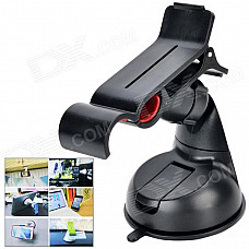 Car 360 Degree Rotation Mount Holder for Samsung / HTC / IPHONE - Black