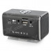 NIZHI TT6 Portable Mini Music Speaker MP3 Player w/ FM / TF Card Slot - Black NIZHI TT6 Portable Mini Music Speaker MP3 Player w/ FM / TF Card Slot - Black