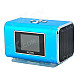 NIZHI TT6 Portable Mini Music Speaker MP3 Player w/ FM / TF Card Slot - Blue