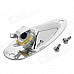 TG02 High Quality Boat Style A4 Steel Electric Guitar Jack Set - Silver