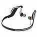 QUICKMAN Sports Bluetooth V4.0 Headband Headphone w/ Microphone - Black + White + Multicolored