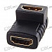 Gold Plated Right-angle HDMI Female to Female Adapter/Converter