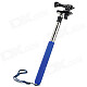 Outdoor Sports 1/4" Screw Camera Selfie Rod for GoPro - Blue + Silver