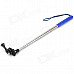 Outdoor Sports 1/4" Screw Camera Selfie Rod for GoPro - Blue + Silver