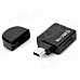 Mini USB to TF Micro SD Card Reader - Black