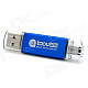 Taou kk USB 2.0 + Micro USB OTG USB Flash Drive - White + Blue (32 GB)