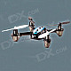 JJRC F180 2.4G 6-Channel Remote Control LCD Multi-mode UFO Four Axis Aircraft - Black + Blue