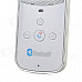 Bluetooth V3.0 + EDR Car Hands-free Speaker - White + Silver